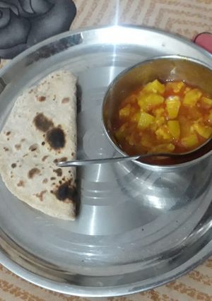 A picture of Ghia ki sabji.