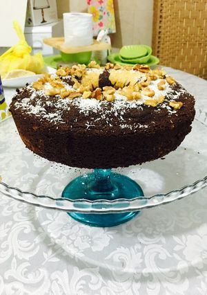 صورة لوصفة كعكة بيتية