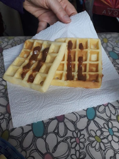 Una foto de Waffles sin tacc