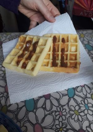 Una foto de Waffles sin tacc