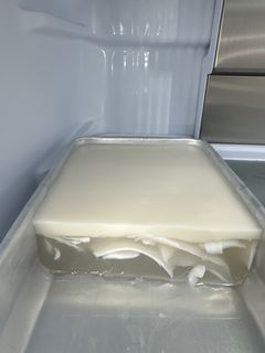Hình của món Thạch dừa nhà làm.