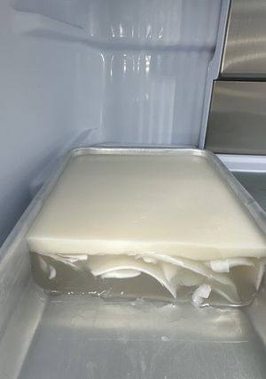 Hình của món Thạch dừa nhà làm.