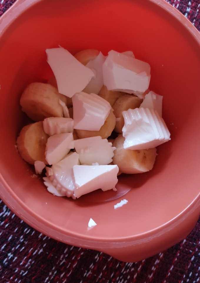 Una foto de Queso fresco con plátano