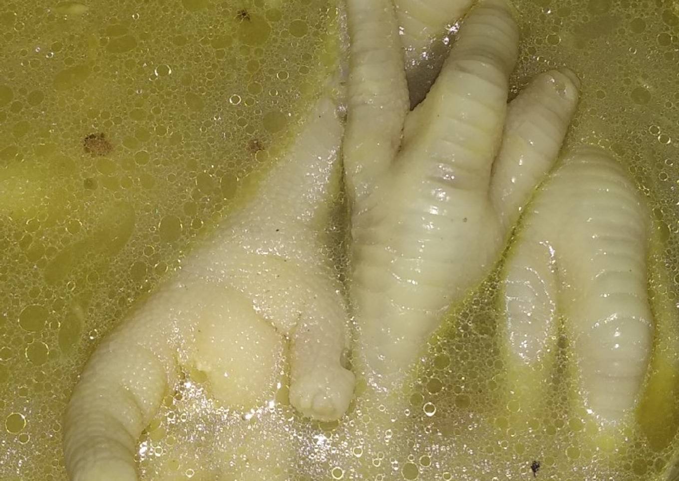 Sop Ceker Ayam