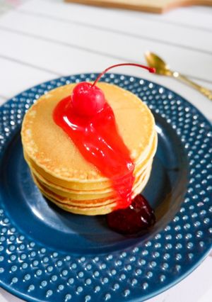 Foto resep 🥞Fluffy Pancake teflon🍒
