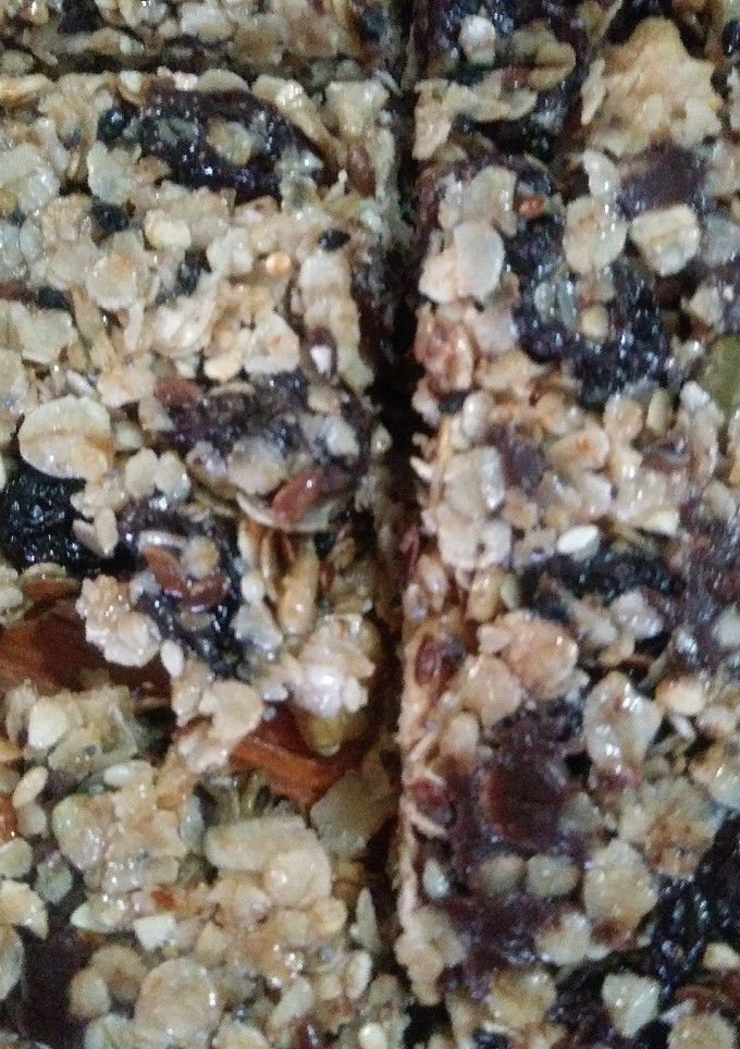 Una foto de Barritas de cereal sin horno