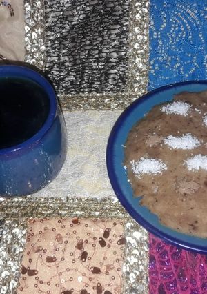 عکسی از دستور حلوای سیب