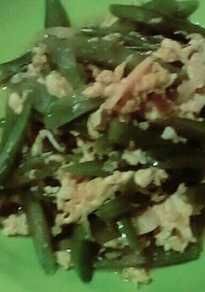 Foto resep Tumis buncis +telor