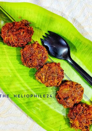 A picture of Banana Flower Fritters.