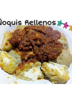 Una foto de Ñoquis de Batata Rellenos