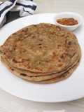 Paneer Sattu Veggie Paratha perfect for lunch boxes
