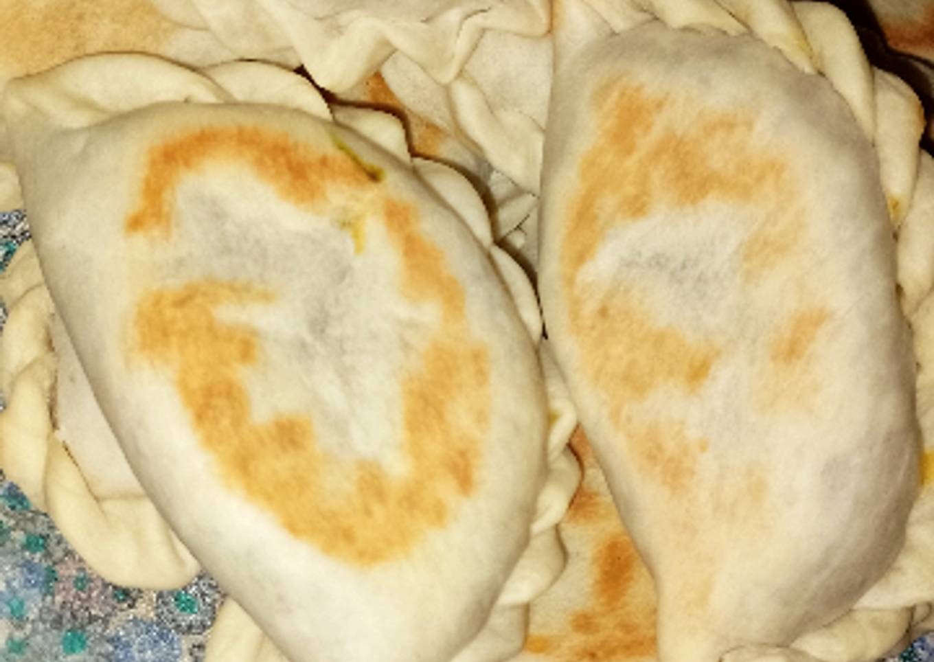 Empanadas al horno de berenjena y lentejas