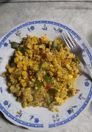 Una foto de Salteado de verduras(con quinoa)