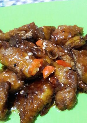 Foto resep Telur dadar krispy lada hitam