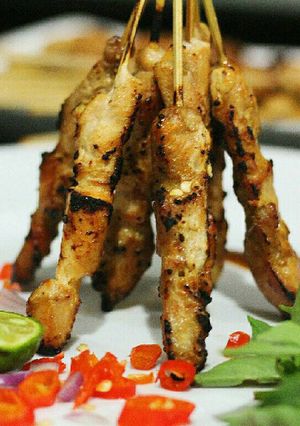 Foto resep Sate ayam ala Mrs. Manan