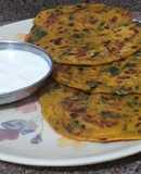 Onion Methi Paratha