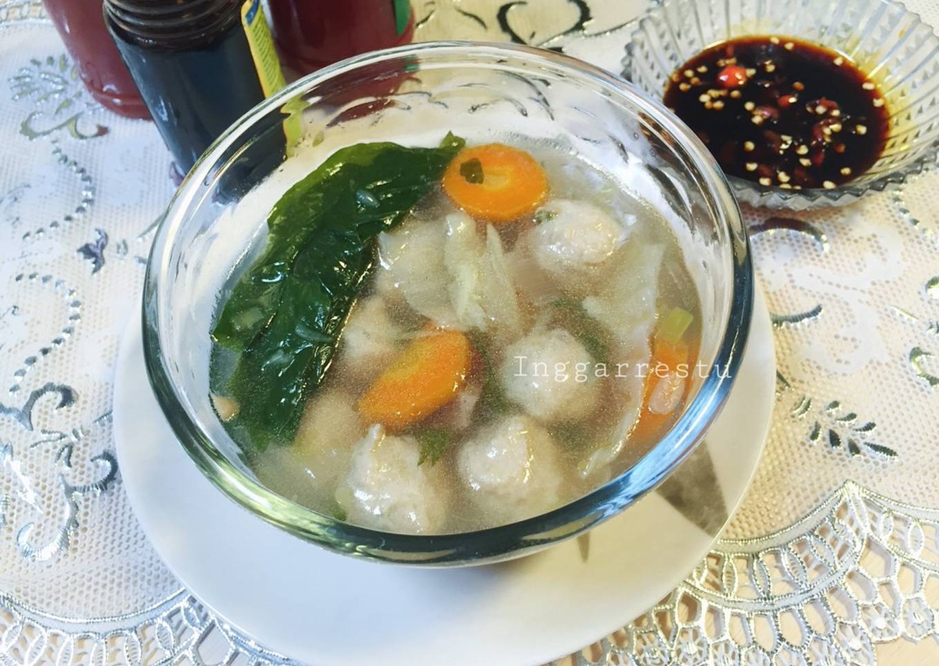 Sup bakso ayam