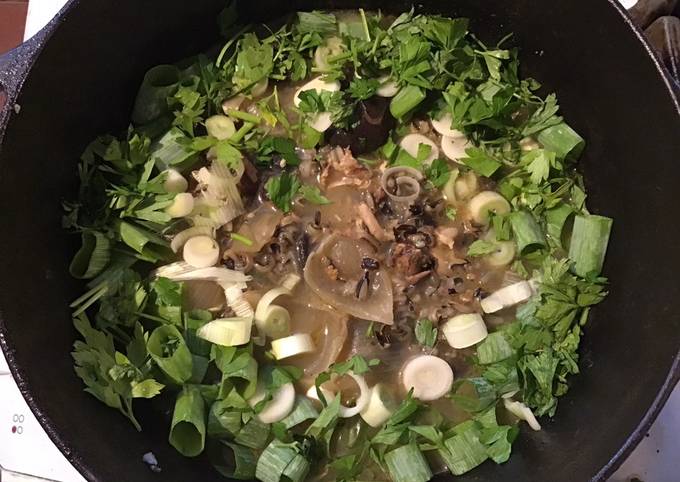 California Farm Smoked Mock Duck Wild Rice Soup