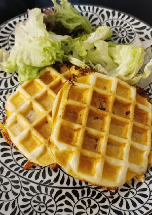 Une photo de Gaufres salées de la feignasse la plus rapide de Bretagne