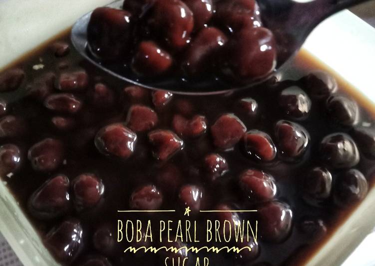 Resep Boba Pearl Brown Sugar yang Bikin Ngiler