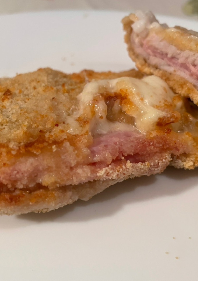 Una foto de Mini cachopo de lomo al airfryer