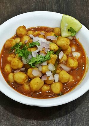 A picture of Chole Masala.
