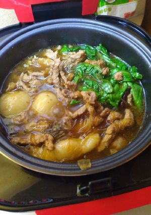 客家鹹湯圓 的食譜成品照片