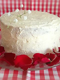Una foto de Tarta Red Velvet Vegana