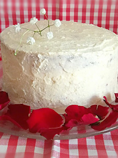 Una foto de Tarta Red Velvet Vegana