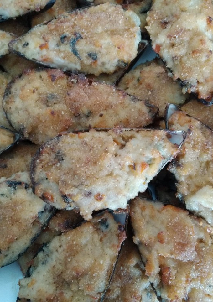 Una foto de Mejillones rellenos de gambones