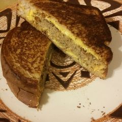 A picture of Tuna Patty Grilled Cheese.