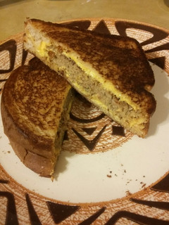 A picture of Tuna Patty Grilled Cheese.