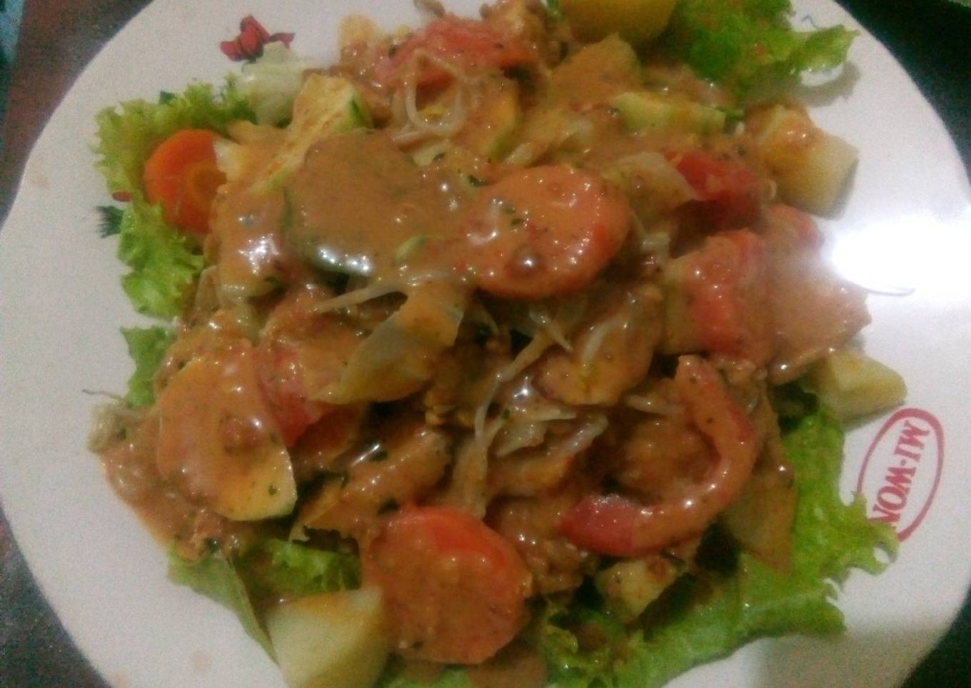 Gado-gado pecel Nganjuk