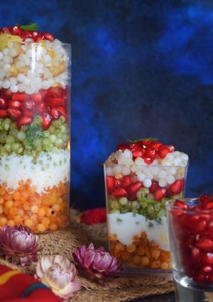 A picture of Sabudana khichdi Trifle.