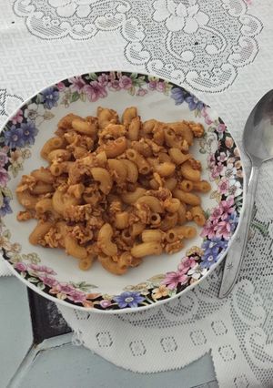 Foto resep Tumis makaroni telur