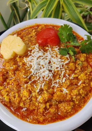 A picture of Paneer Bhurji Restaurant Style.