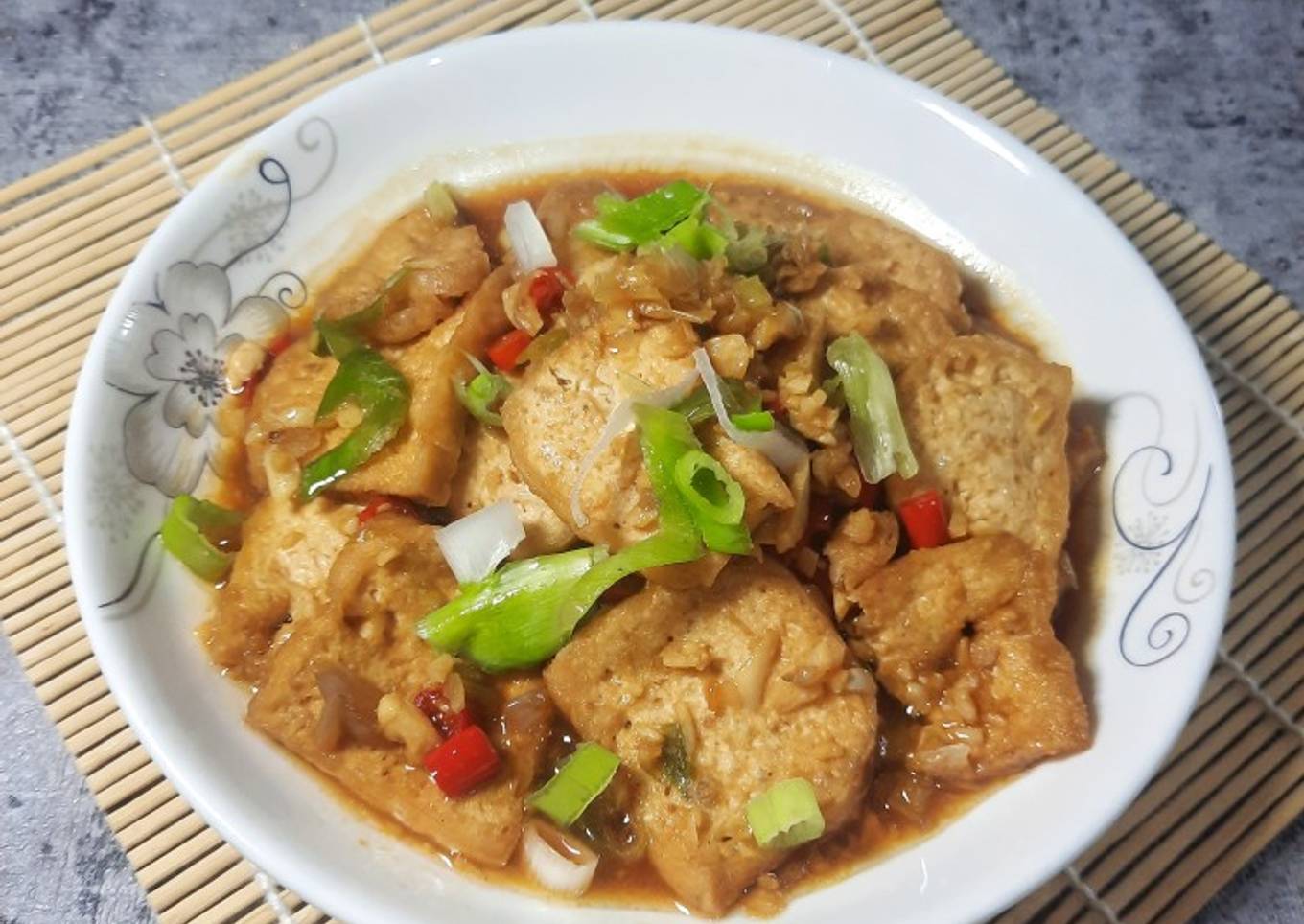 Tumis Tahu Pedas