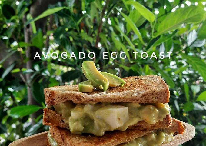 Resep Avocado Egg Toast Anti Gagal
