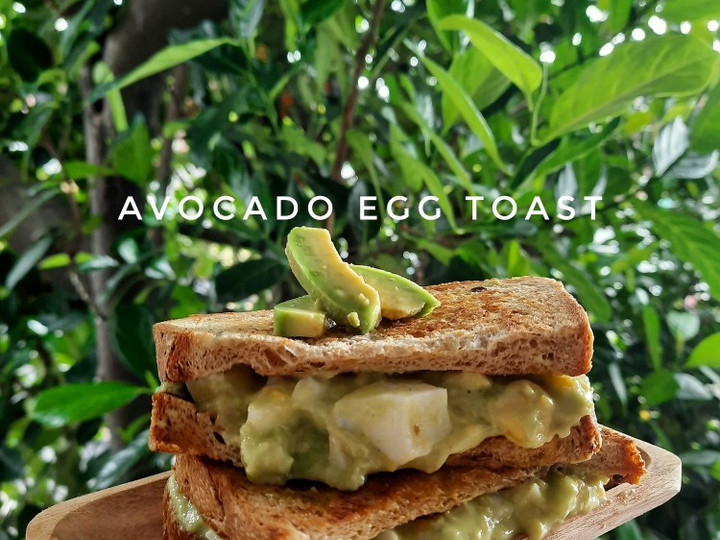 Resep Avocado Egg Toast Anti Gagal