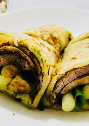 牛肉捲蔥餅/10分鐘 的食譜成品照片