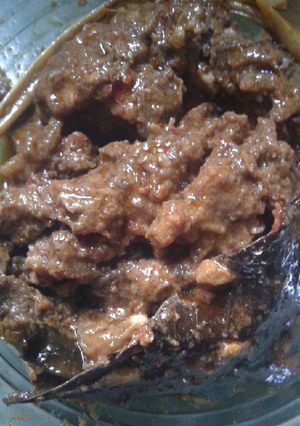 Foto resep Rendang daging simple