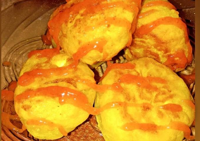 Bola-Bola Kentang Goreng Saus Tomat Simple