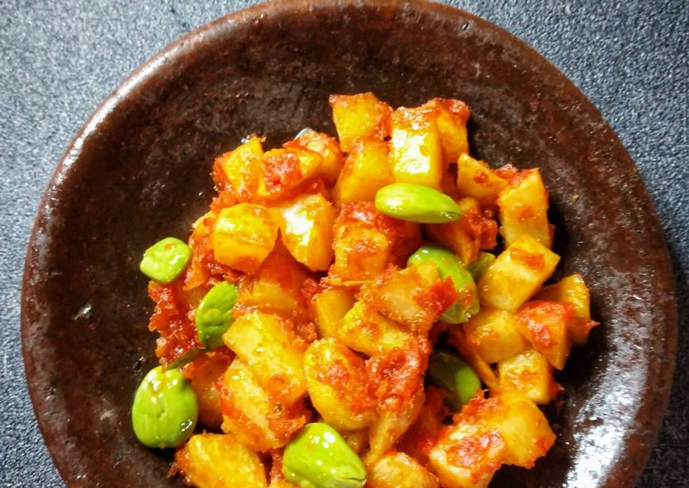 Sambel Goreng Kentang Pete