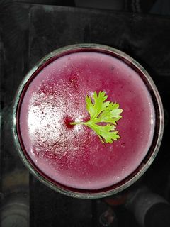 Hình của món Sữa khoai lang tím.