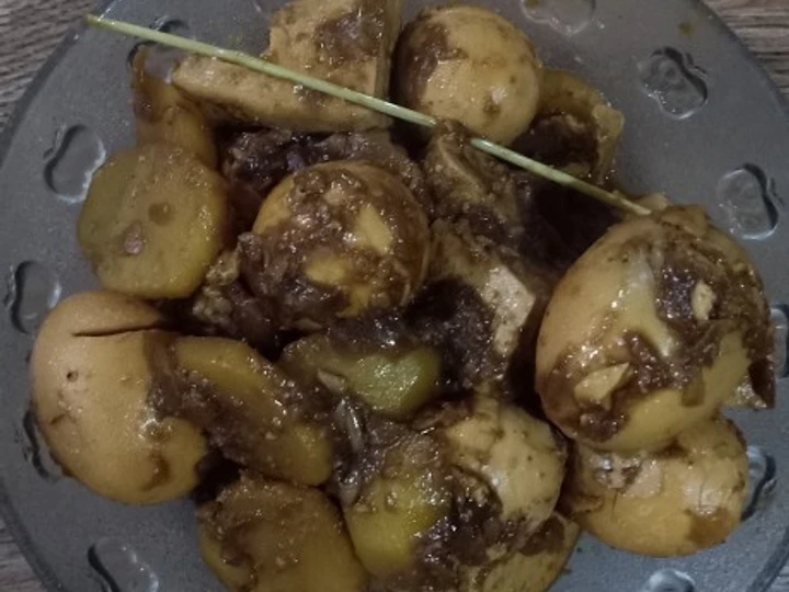 Cara Mudah Membikin Resep Semur telur, tahu, kentang yang Lezat Anti Ribet, Mantap