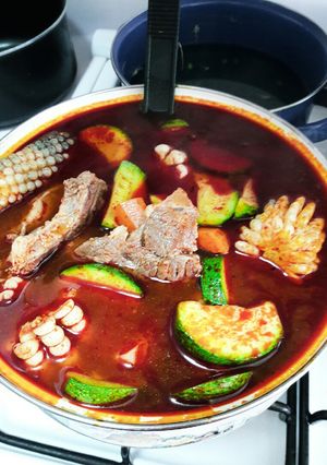 Una foto de Caldo de res