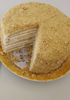 俄式蜂蜜蛋糕 的食譜成品照片