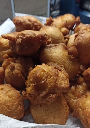 Una foto de Buñuelos de manzana