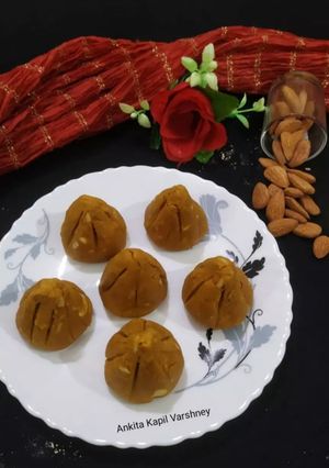 A picture of Besan Modak.