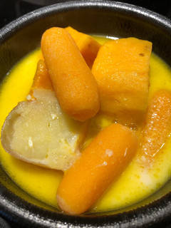A picture of Creamy Sweet Potato 🍠 Veggie Soup 🍜.